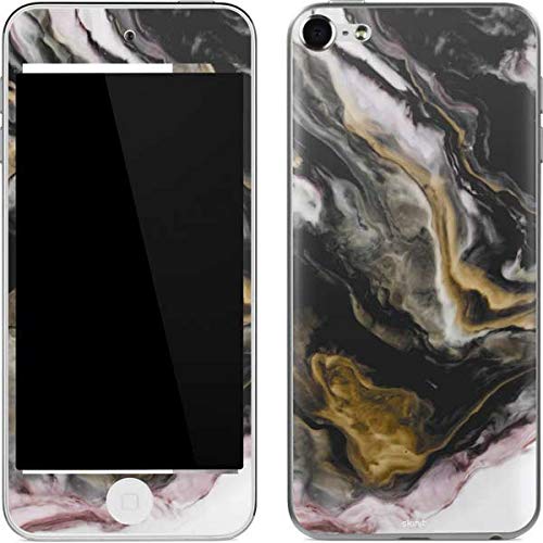 Skinit Decal MP3 Player Skin Compatible with iPod Touch (6th Gen 2015) - Officially Licensed Originally Designed Gold Blush Marble Ink Design