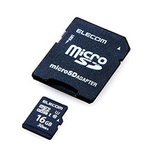 Load image into Gallery viewer, Elecom MF-MS016GU11LRA MicroHC Card, 16 GB, UHS-I Compatible, Class 10, Waterproof, IPX7, Data Recovery Service Included
