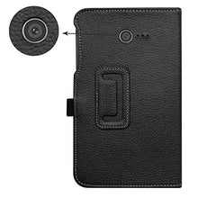 Load image into Gallery viewer, Alcatel OneTouch Pixi 7 Case,Mama Mouth PU Leather Folio 2-Folding Stand Cover for 7&quot; Alcatel OneTouch Pixi 7 T-Mobile/Sprint Tablet,Black
