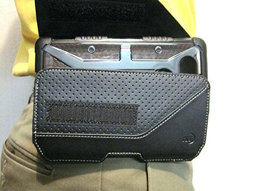Galaxy J3 (2018) Express Prime 3 for Rugged and Heavy Duty Holster Pouch | Secure Nite Ize Leather Executive