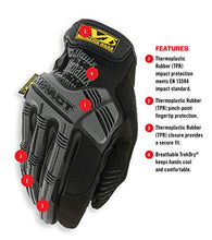 Load image into Gallery viewer, Mechanix Wear   M Pact Work Gloves (Medium, Black/Grey) (Mpt 58 009)
