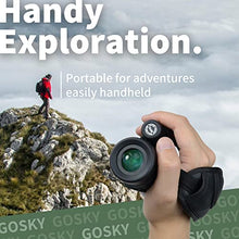 Load image into Gallery viewer, Gosky Piper Monocular Telescope, 12x55 HD Monocular for Adult with BAK4 Prism &amp; FMC Lens, Lightweight Monocular with Smartphone Adapter Suitable for Bird Watching Hunting Wildlife Hiking Traveling
