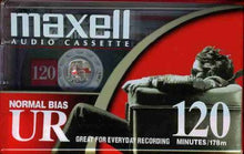 Load image into Gallery viewer, Maxell 108010 UR 120 Minute Normal Bias Audio Tape
