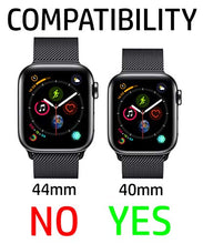 Load image into Gallery viewer, 2-Pack 40mm Tempered Glass, Nakedcellphone 9H Hard Clear Screen Protector Guard [Scratch/Crack Saver] for Apple Watch iWatch [Series 4, 40mm]
