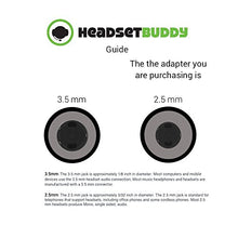 Load image into Gallery viewer, Headset Buddy 2.5mm VoIP Headset to RJ9/RJ10/RJ22 Phone Adapter (PH25-RJ9a)
