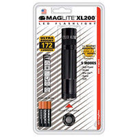 Maglite XL200 LED 3-Cell AAA Flashlight, Black