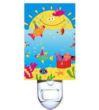 Load image into Gallery viewer, Children&#39;s Ocean Fish Party Decorative Night Light
