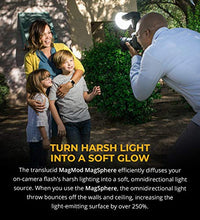 Load image into Gallery viewer, MagMod MagSphere - Transform Your On-Camera Flash Into An Omni-Directional Light Source
