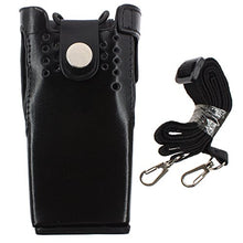 Load image into Gallery viewer, KENMAX Leather Case Holder for Walkie Talkie Two Way CB Ham Radio Motorola HT1250 HT1550 GP320 GP340 GP360
