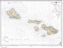 Load image into Gallery viewer, NOAA Chart 19340-Hawaii to OAHU by East View Geospatial
