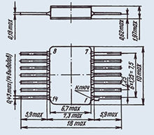 Load image into Gallery viewer, 564TL1V analogue CD4093A IC / Microchip USSR 1 pcs
