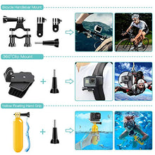 Load image into Gallery viewer, SmilePowo 51-in-1 Action Camera Accessories Kit for GoPro Hero 10 9 8 Max 7 6 5 4 3 3+ 2 1 Black GoPro 2018 Session Fusion Silver White Insta360 DJI AKASO APEMAN YI Campark XIAOMI Action Camera
