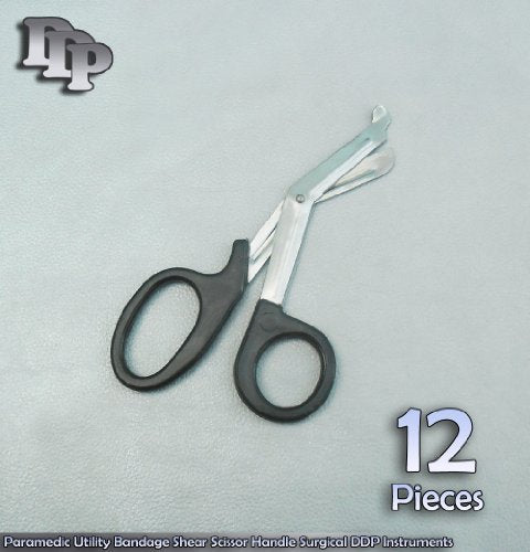 12 PCS Of Paramedic Utility Bandage Shear Scissor 5.5