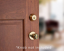 Load image into Gallery viewer, Kwikset 660 Single Cylinder Deadbolt featuring SmartKey Security in Polished Brass
