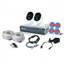 Load image into Gallery viewer, Swann SWDVK-445802-US Super HD 2 x 1080P Expandable Surveillance Security System DVR Kit, 4 Channel 1TB DVR, White
