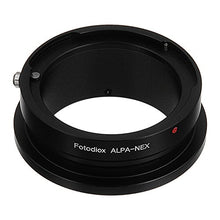 Load image into Gallery viewer, Fotodiox Lens Mount Adapter - Alpa 35mm SLR Lens to Sony E-Mount NEX Camera (Such as NEX-5, NEX-7 &amp; a7)
