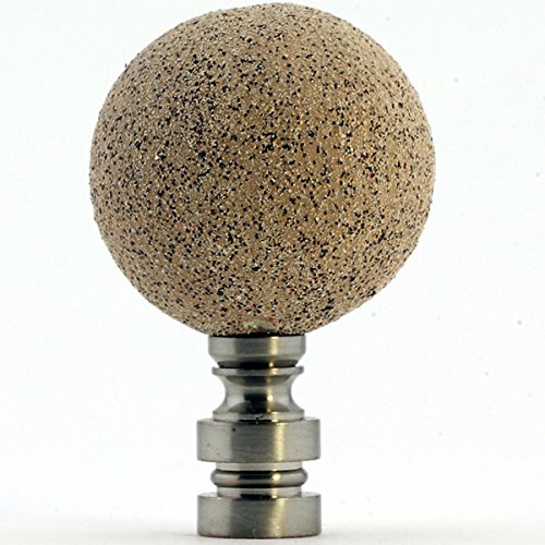 Ceramic 40mm Sand Ball Nickel Base Finial 1.60