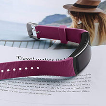 Load image into Gallery viewer, OenFoto Compatible Gear Fit2 Pro/Fit2 Band, Replacement Silicone Accessories Strap Samsung Gear Fit2 Pro SM-R365/Gear Fit2 SM-R360 Smartwatch-New Wine Red
