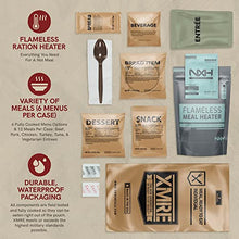 Load image into Gallery viewer, XMRE 1300XT MRE Meals Military 2022 Bulk | Military Grade MREs | For Survival Kits &amp; Hurricane Preparedness Items | Emergency Food Supplies | Military Food Packs w/ Flameless Ration Heater | USA Made
