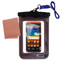 Load image into Gallery viewer, Gomadic Outdoor Waterproof Carrying case Suitable for The Samsung Galaxy Xcover to use Underwater - Keeps Device Clean and Dry
