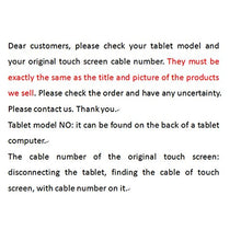 Load image into Gallery viewer, White Color EUTOPING R New 10.1 inch DP101310-F3 Touch Screen Digitizer Replacement for Tablet
