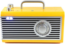 Load image into Gallery viewer, Kaito CBR3 Collectible AM/FM Radio Bluetooth Speaker and LED Light +More (Yellow)
