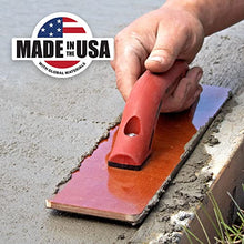 Load image into Gallery viewer, MARSHALLTOWN Resin Hand Float, 20 x 3-1/2 Inch, DuraSoft Handle, Laminated Canvas Resin, Concrete Tool, Easily Works Color Hardeners into Concrete, Square End, Concrete Tools, Made in USA, 4497D
