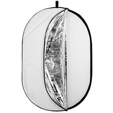 Load image into Gallery viewer, Dison 5-in-1 40&quot; x 60&quot; (100 x 150cm) Portable Photography Studio Collapsible Multi-Disc Light Reflector Kits with Carrying Bag - Gold, Silver, Translucent, White and Black
