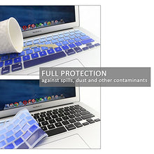Load image into Gallery viewer, Allinside Blue Ombre Keyboard Cover Skin For Mac Book Pro 13&quot; 15&quot; 17&quot; (2015 Or Older Version), Mac Boo
