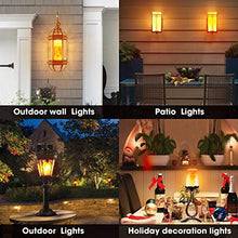 Load image into Gallery viewer, 2Pack LED Flame Effect Light Bulb - 4 Modes with Upside Down Effect - E26 Base Flickering Fire Flame Bulbs for Halloween Home/Hotel/Bar Party Decoration
