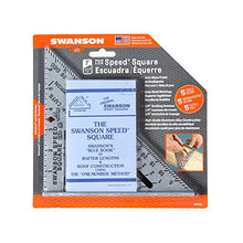 Load image into Gallery viewer, Swanson Tool S0101 7-inch Speed Square Layout Tool with Blue Book
