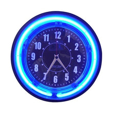 Load image into Gallery viewer, Spy-MAX Security Products Hi Res Neon Wall Clock Self Recording Surveillance Camera, Includes Free eBook
