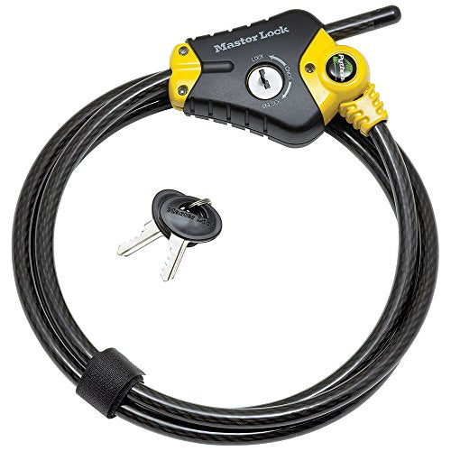 Master Lock 8413XDPF 6' Python Adjustable Padlock & Cable