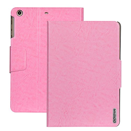 IPad Mini Case,JOISEN IPAD Case PU Leather Sheath for Apple iPad Mini (iPad Mini 2,3)-Pink