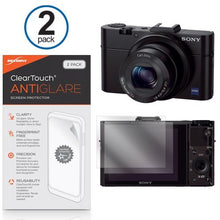 Load image into Gallery viewer, Screen Protector for Sony CyberShot DSC-RX100M2 (Screen Protector by BoxWave) - ClearTouch Anti-Glare (2-Pack), Anti-Fingerprint Matte Film Skin for Sony CyberShot DSC-RX100M2
