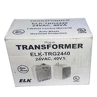 Elk TRG2440 24VAC, 40 VA AC Transformer with PTC Fuse