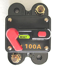 Load image into Gallery viewer, Mobilistics 12 Volt Car Audio 100 AMP Circuit Breaker with Reset up to 1000 watts Stereo
