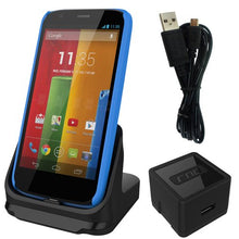 Load image into Gallery viewer, RND Dock for Moto G (compatible without or with a slim-fit case) (black)
