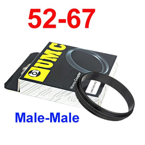Male 52mm-67mm 52-67 mm Macro Reverse Ring / reversing