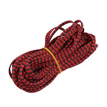 Load image into Gallery viewer, Aexit 4mm PET Tube Fittings Cable Wire Wrap Expandable Braided Sleeving Black Red Microbore Tubing Connectors 10M Length
