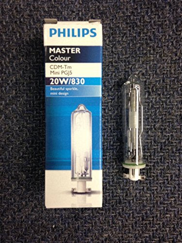 12 Pieces Philips Cdm20/Tm/830 207517 140400 Cdm-Tm 20W/830 PGJ5 Base Cdm-Tm-Mini