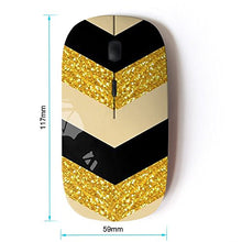 Load image into Gallery viewer, KawaiiMouse [ Optical 2.4G Wireless Mouse ] Gold Black Beige Pattern
