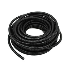 Load image into Gallery viewer, Wire Loom Black 100&#39; Feet 1/4&quot; Split Tubing Hose Cover Auto Home Marine
