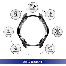 Load image into Gallery viewer, FitTurn Compatible with Gear S3 Frontier SM-R760 Case,Soft TPU Fashion Metal Color Frame Shock Resistant Proof Cover Protector Shell for Samsung Gear S3 Frontier SM-R760, Galaxy Watch 46mm SM-R800
