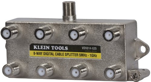 Klein Tools VDV814-635 Coax Splitter - CATV, 8-Way, 5MHz - 1GHz