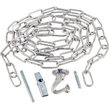 Load image into Gallery viewer, Mibro 502295 7&#39; Hammered Nickel Plated Steel Decorative Chain
