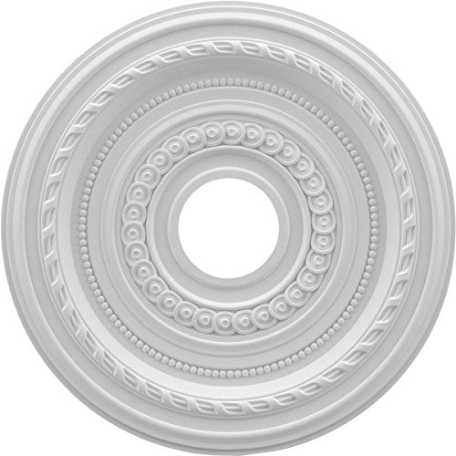 Ekena Millwork CMP16CO Cole Thermoformed PVC Ceiling Medallion, 16
