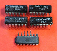 S.U.R. & R Tools KR134IE2 Analogue SN74L90 IC/Microchip USSR 6 pcs