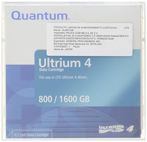 Qtmmrl4 Mqn01   Quantum 1/2amp;Quot; Ultrium Lto 4 Cartridge