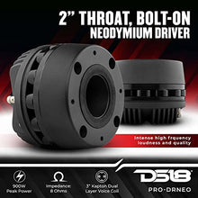 Load image into Gallery viewer, DS18 PRO-DRNEO 2&quot; Throat Bolt On Neodymium Compression Driver 3&quot; Titanium Voice Coil 800 Watts 115dB 8-Ohm (Single)
